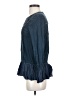Sundance 100% Cotton Blue Long Sleeve Blouse Size S - photo 5