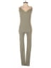 Seventh Day Solid Gray Green Jumpsuit Size S - photo 1