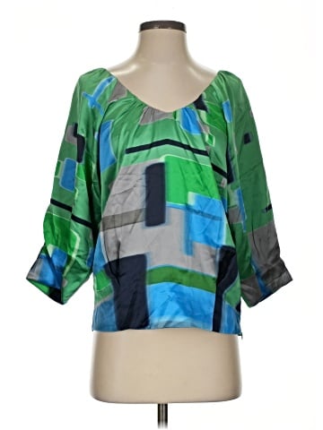 Madison Marcus 3/4 Sleeve Silk Top (view 1)