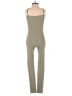 Seventh Day Solid Gray Green Jumpsuit Size S - photo 2