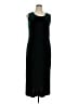 Coldwater Creek 100% Polyester Solid Black Casual Dress Size 16 - photo 1