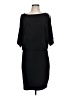 Moda International Solid Black Cocktail Dress Size L - photo 1