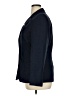 First Issue by Liz Claiborne 100% Polyester Blue Blazer Size 16 - photo 5