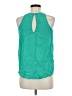 Old Navy 100% Rayon Green Sleeveless Blouse Size M - photo 2