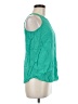 Old Navy 100% Rayon Green Sleeveless Blouse Size M - photo 4
