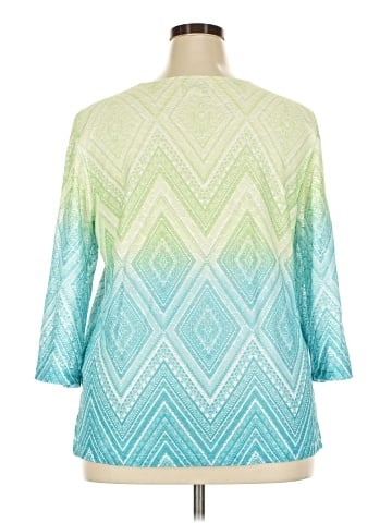 Alfred Dunner 3/4 Sleeve Blouse (view 2)