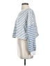 Electric & Rose Stripes Blue Pullover Sweater Size S - photo 5