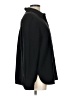 Theory Solid Black Long Sleeve Blouse Size L - photo 4