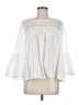 Young Essence White 3/4 Sleeve Blouse Size M - photo 1