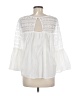 Young Essence White 3/4 Sleeve Blouse Size M - photo 2