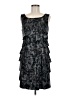 Connected Apparel Black Cocktail Dress Size 6 - photo 1