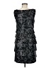 Connected Apparel Black Cocktail Dress Size 6 - photo 2
