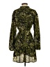 Topshop 100% Polyester Paisley Green Casual Dress Size 4 - photo 2
