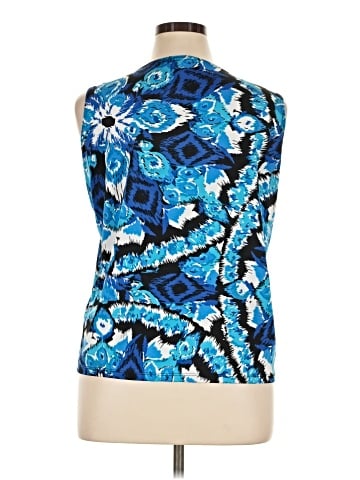 Double Take Sleeveless Blouse (view 2)