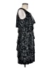 Connected Apparel Black Cocktail Dress Size 6 - photo 4