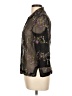 Nicole Miller Collection Floral Black 3/4 Sleeve Blouse Size 10 - photo 5