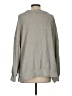 Pink Lily Solid Gray Pullover Sweater Size S - photo 2