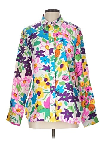 J.Crew Collection Long Sleeve Button-Down Shirt (view 1)