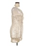 CBR Metallic Silver Cocktail Dress Size XL - photo 4