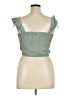 Monteau Green Sleeveless Blouse Size XL - photo 2