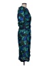 Savannah Paisley Blue Cocktail Dress Size L (estimated) - photo 4