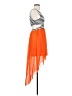 2b bebe Stripes Orange Casual Dress Size XS - photo 4