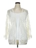 Xhilaration 100% Nylon Ivory Kimono Size XL - XXL - photo 1