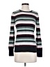 Vince Camuto Stripes Gray Pullover Sweater Size S - photo 1