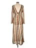 MOTF 100% Polyester Brown Swimsuit Cover Up Size L - photo 2
