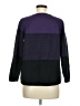 Karen Scott 100% Cotton Color Block Purple Pullover Sweater Size M (petite) - photo 2