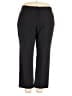George Solid Black Dress Pants Size 22WP - photo 1