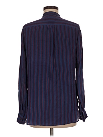J.Crew Collection Long Sleeve Silk Top (view 2)