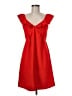Sézane 100% Polyester Red Cocktail Dress Size EU (FR) 38 / US 6 - photo 1