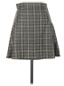 Garage Plaid Gray Formal Skirt Size XS - photo 1