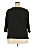 Quacker Factory Black 3/4 Sleeve Top Size 2X - photo 2
