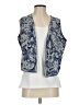 Chico's Paisley Blue Denim Vest Size Sm (0) - photo 1