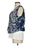 Chico's Paisley Blue Denim Vest Size Sm (0) - photo 5