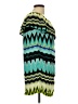 Olivaceous Graphic Green Casual Dress Size L - photo 4