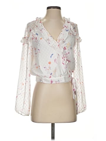 Aqua 3/4 Sleeve Blouse (view 1)