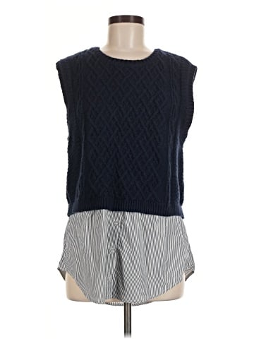 Aqua Sweater Vest (view 1)