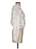 Aqua 100% Polyester White 3/4 Sleeve Blouse Size S - photo 4