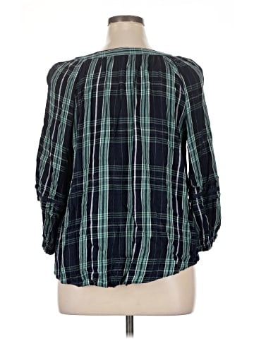 LC Lauren Conrad 3/4 Sleeve Blouse (view 2)
