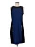 MICHAEL Michael Kors Color Block Blue Casual Dress Size M - photo 1