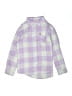 Levi's Checkered-gingham Purple Long Sleeve Button-Down Shirt Size 14 - 16 - photo 1