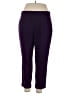 Ann Taylor Solid Purple Active Pants Size 16 Petite - photo 1