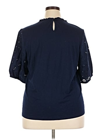 Crown & Ivy Short Sleeve Blouse (view 2)