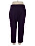 Ann Taylor Solid Purple Active Pants Size 16 Petite - photo 2