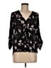 West Kei 100% Polyester Black 3/4 Sleeve Blouse Size M - photo 1