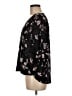 West Kei 100% Polyester Black 3/4 Sleeve Blouse Size M - photo 5