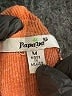 Papaya Brown Short Sleeve Turtleneck Size M - photo 7